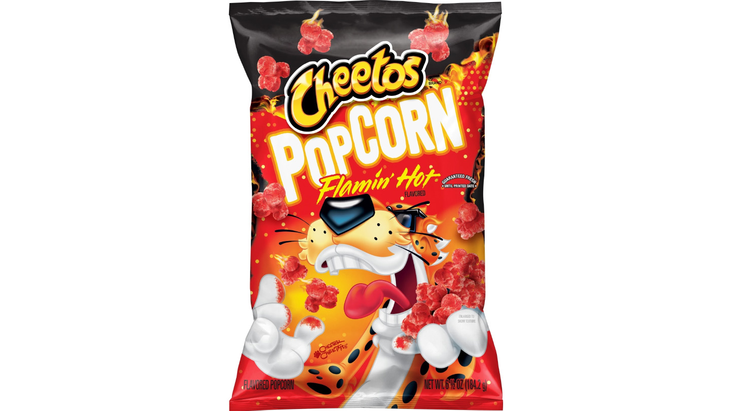 flamin hot pop corn